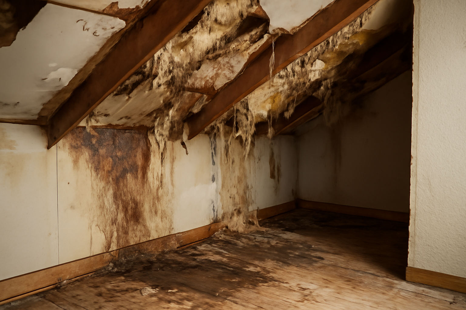 Attic Water Damage Restoration in Red Creek, NY