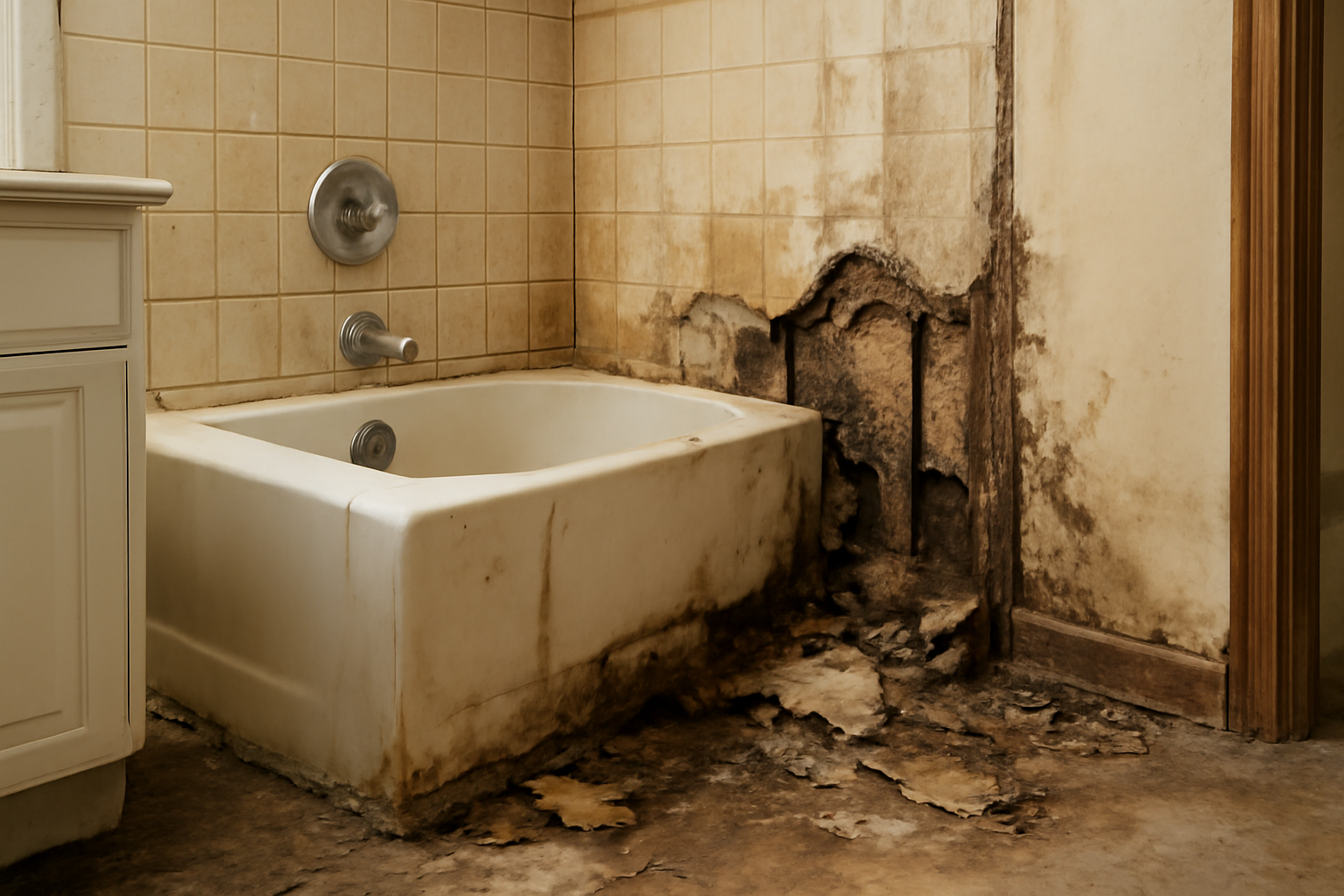 Bathroom Water Damage Restoration in Corning, NY
