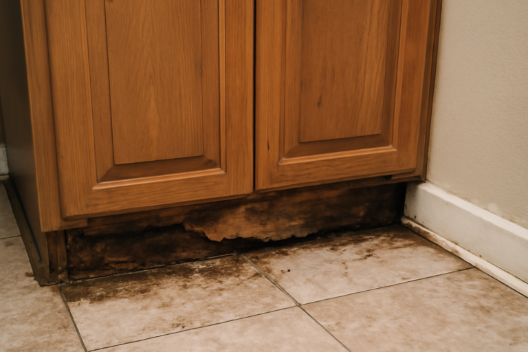 Cabinet Water Damage Repair