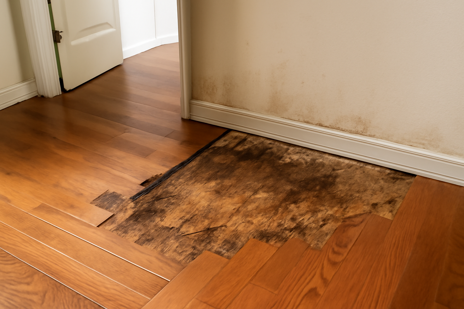 Hardwood Floor Water Damage Repair in Montour Falls, NY
