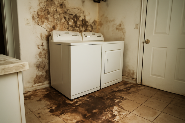 Laundry Room Water Damage Restoration