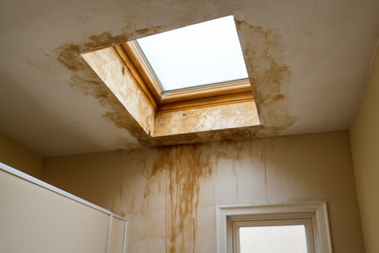 Skylight Leak Water Removal