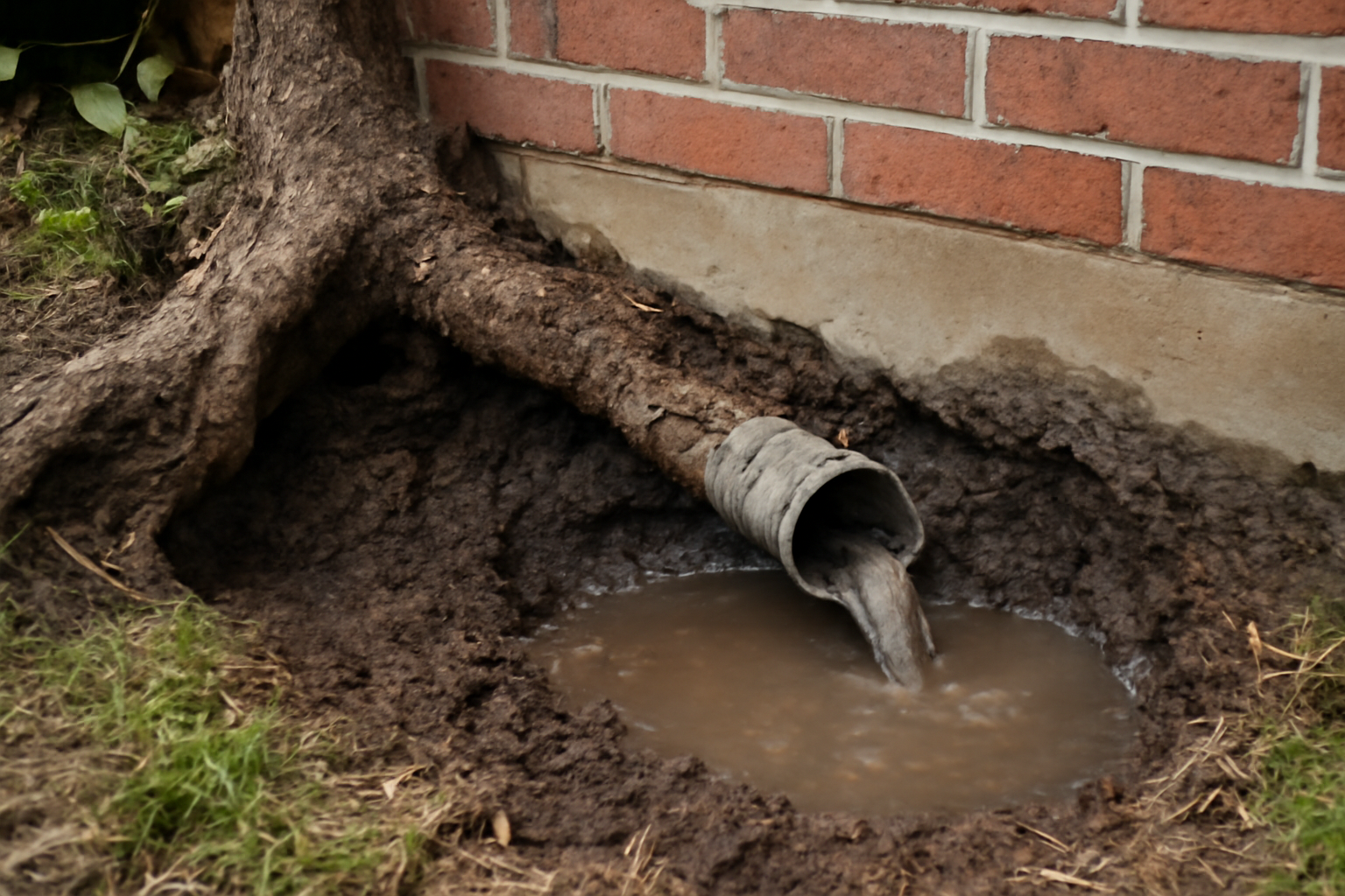 Tree Root Pipe Damage Water Removal in Mendon, NY