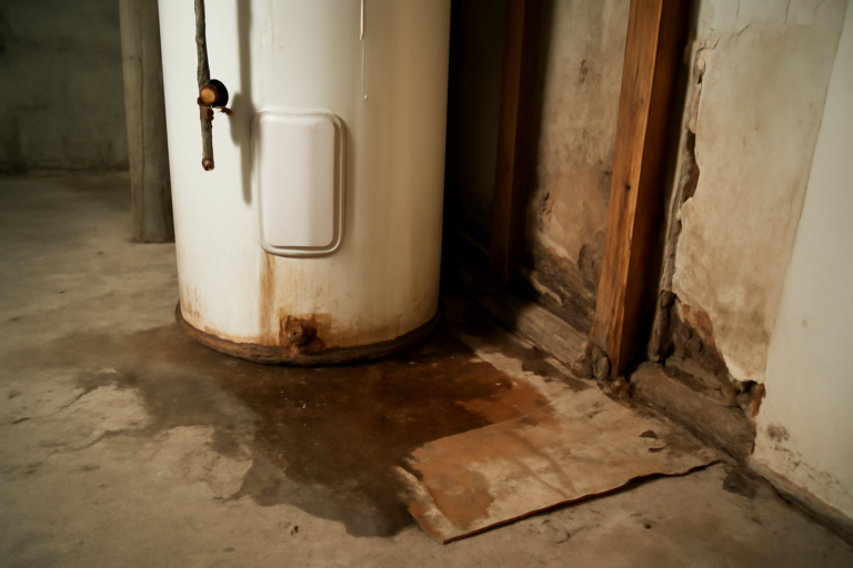 Water Heater Leak Water Removal